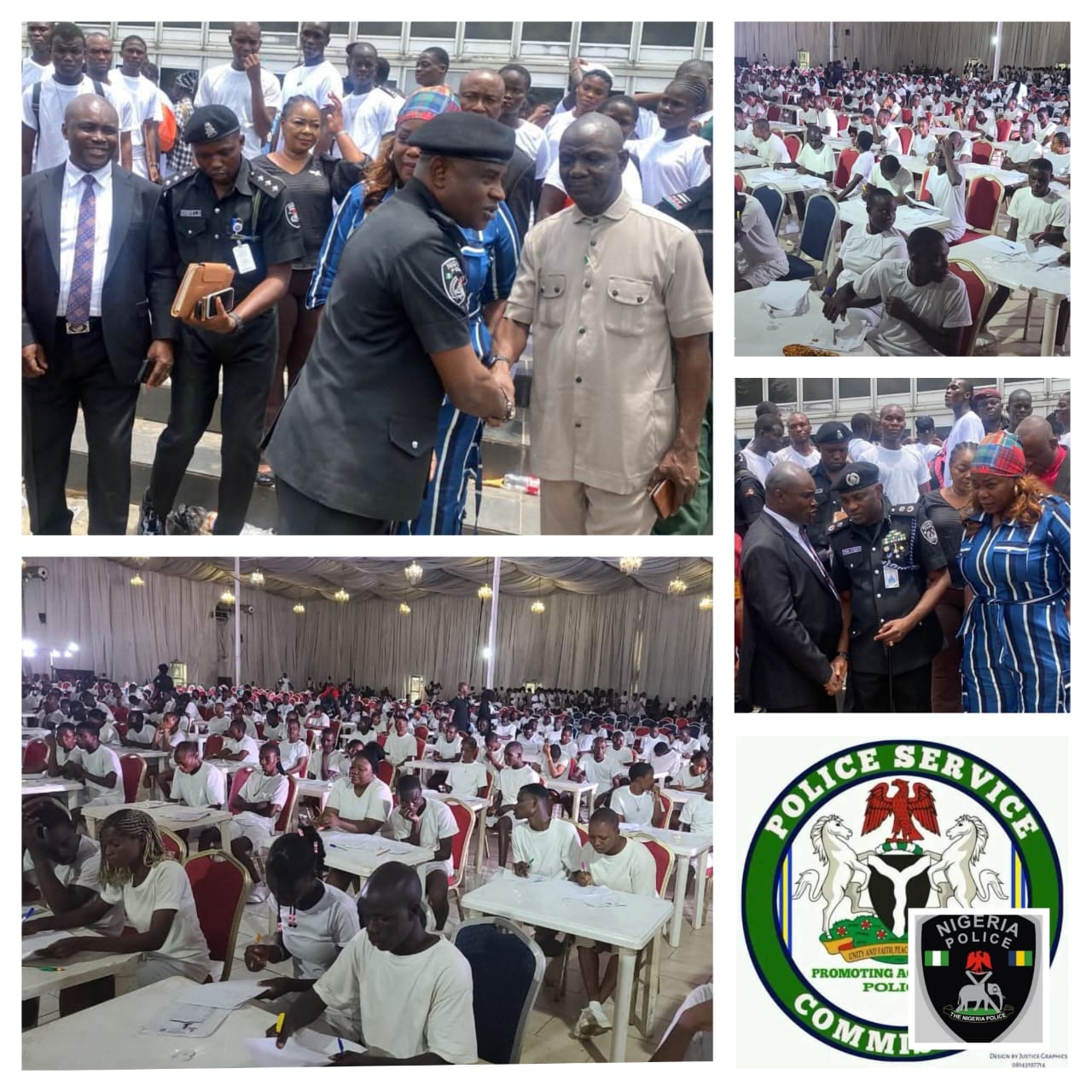 Delta Records Full Turnout as 1,872 Sit for Police Recruitment Exam